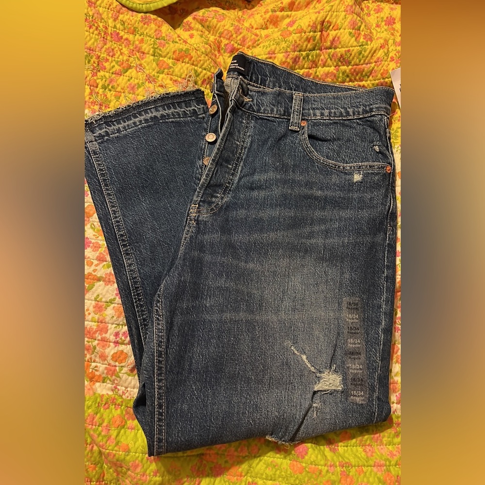 Gap High rise cheeky straight NWT